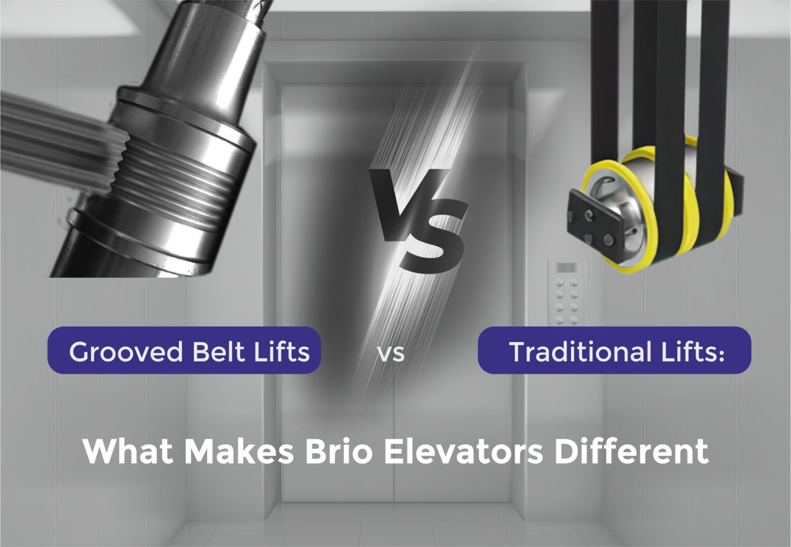  Grooved Belt Lifts vs Traditional Lifts What Makes Brio Home Elevators Different