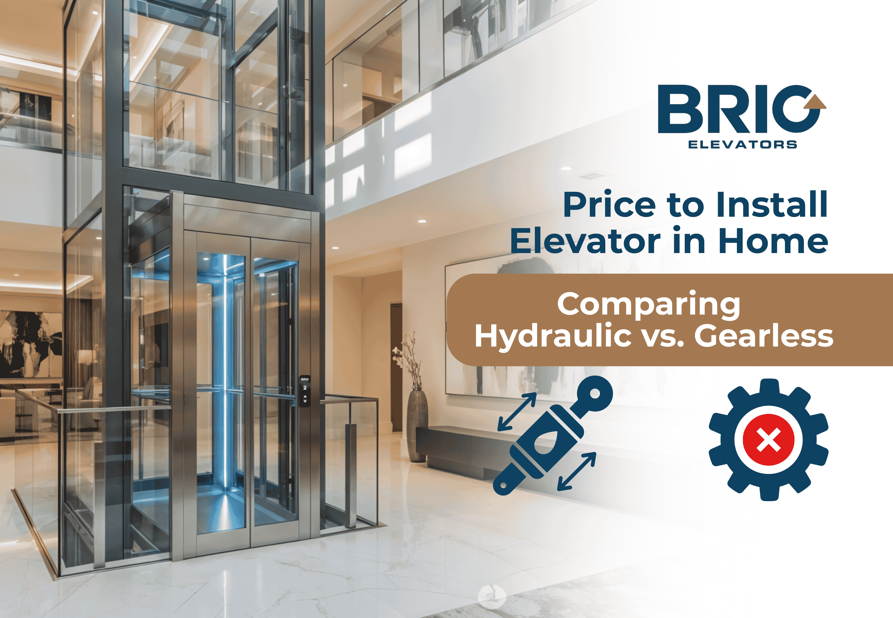 Price to Install Elevator in Home – Comparing Hydraulic vs. Gearless
