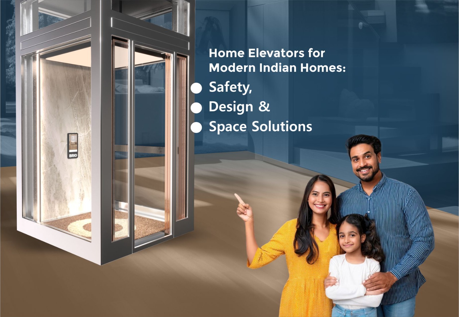 Home Elevators for Modern Indian Homes: Safety, Design & Space Solutions