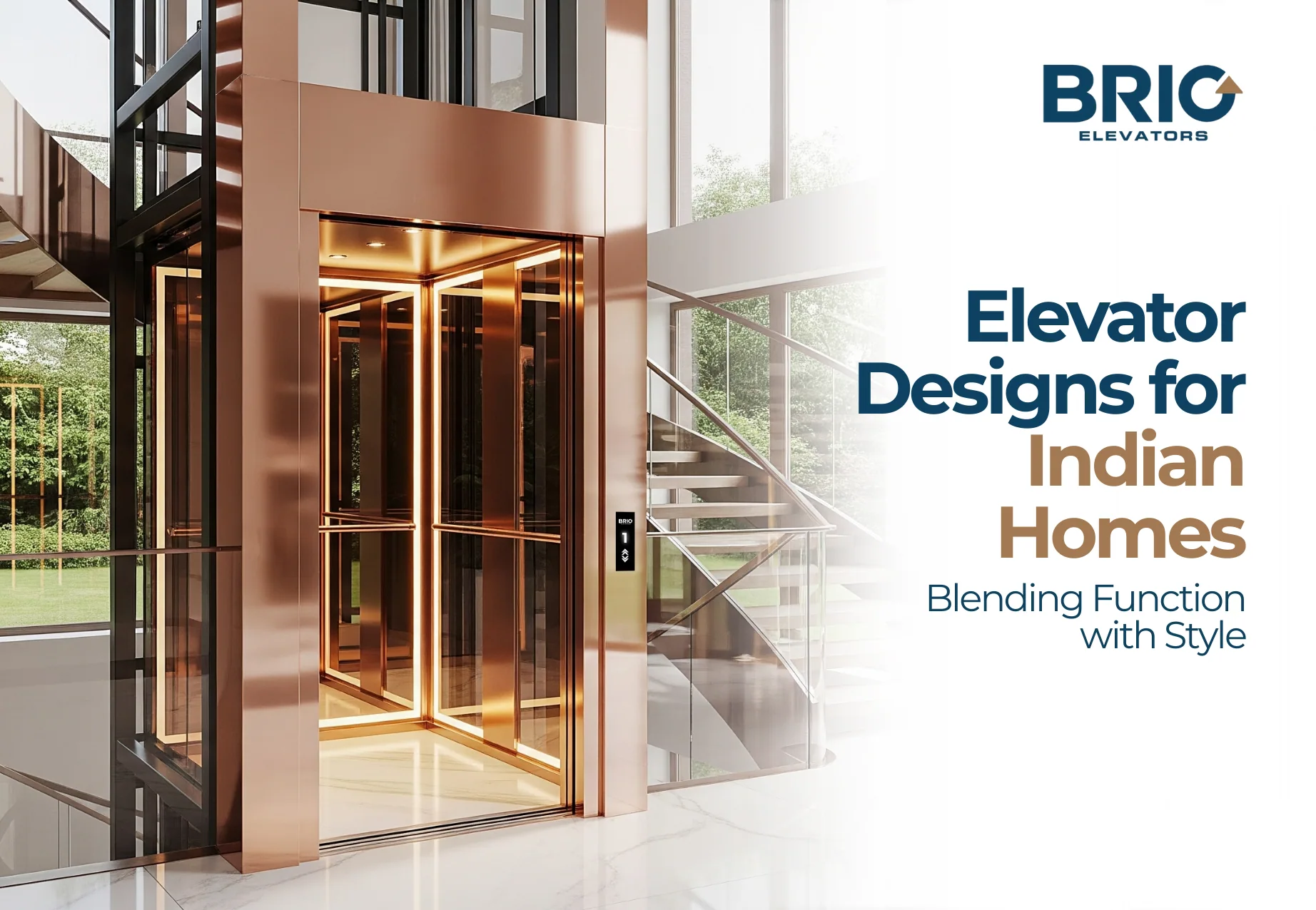 Elevator Designs for Indian Homes: Blending Function with Style
