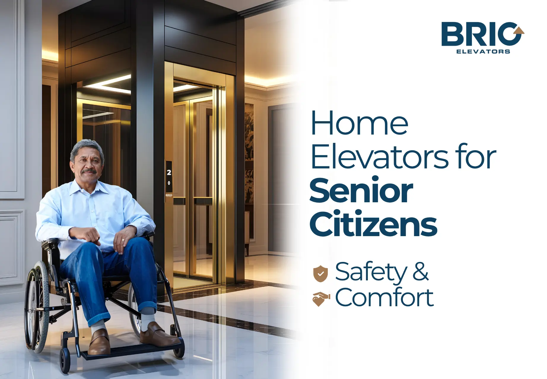 Home Elevators for Senior Citizens: Safety & Comfort | Brio Elevators